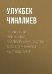 Реализация принципа разделения властей в современном Кыргызстане